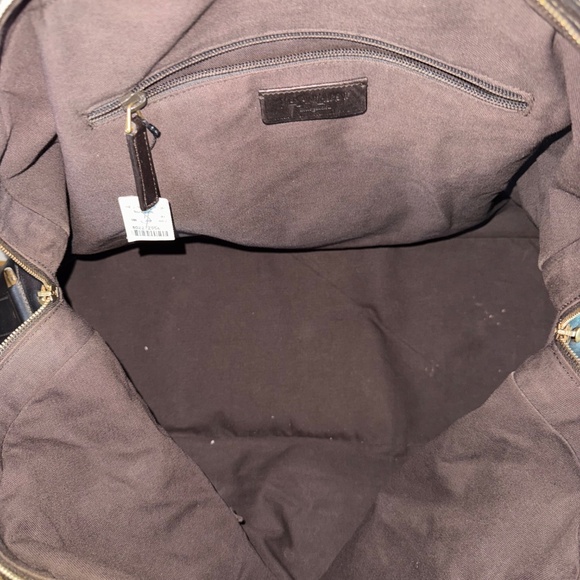 Yves Saint Laurent Men’s Muse Chocolate Leather Large Duffle/Carry On Bag - Picture 8 of 16